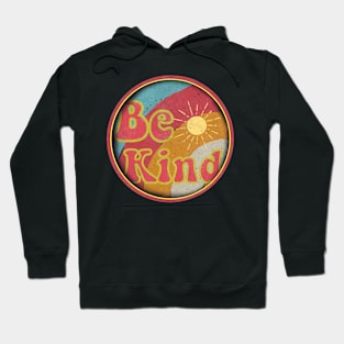 Be Kind - Retro Faded-Style Hoodie